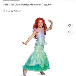 Girls Disney Little mermaid Arial costume